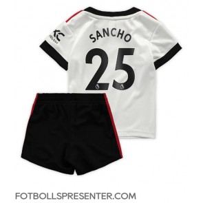 Manchester United Jadon Sancho #25 Bortatröja Barn 2022-23 Kortärmad (+ korta byxor)